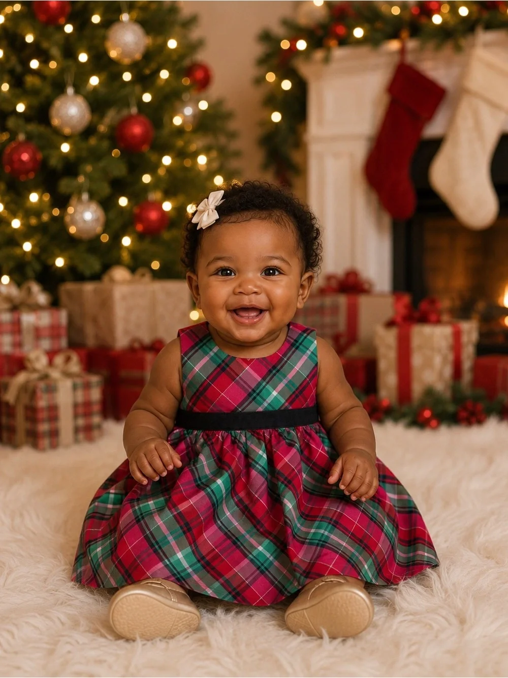 Plaid Dress - 12M